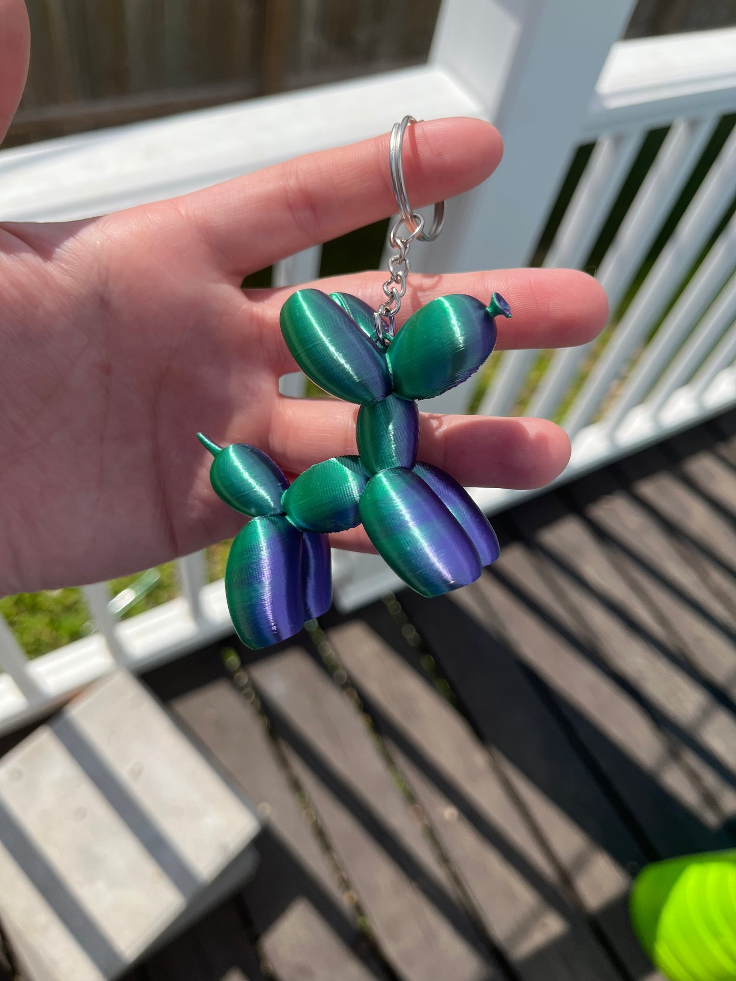 Balloon Dog Keychain