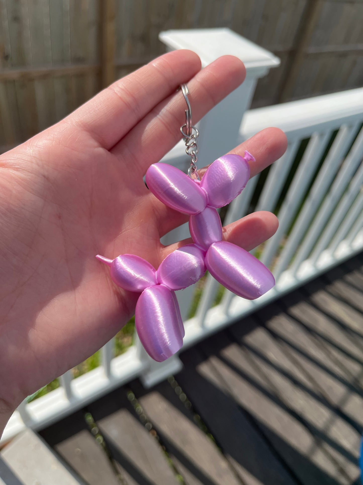 Balloon Dog Keychain