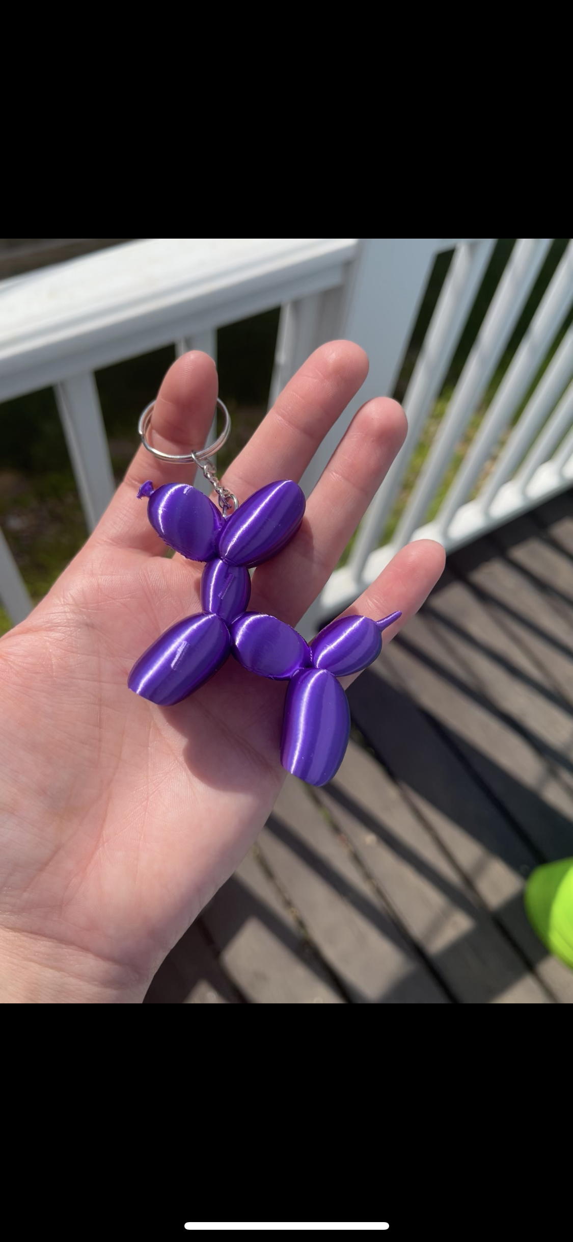 Balloon Dog Keychain