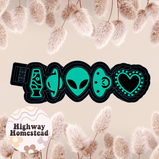 Alien Charms Freshie Mold