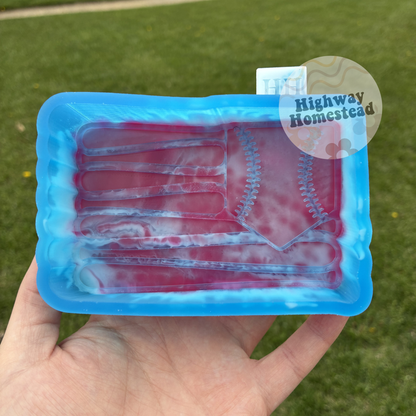 Flag Baseball Bats Freshie Mold