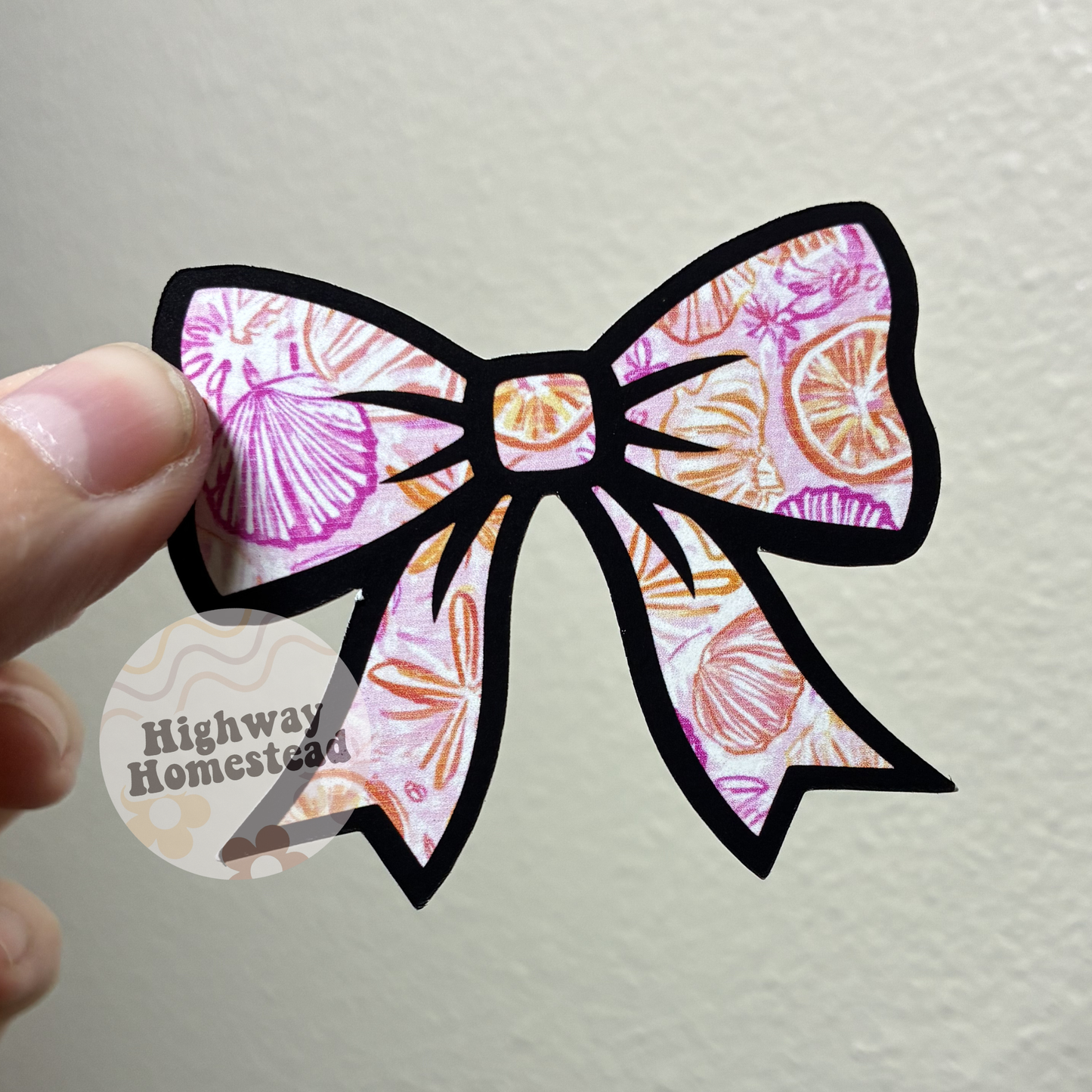 Mama Bow Checkered - Cardstock