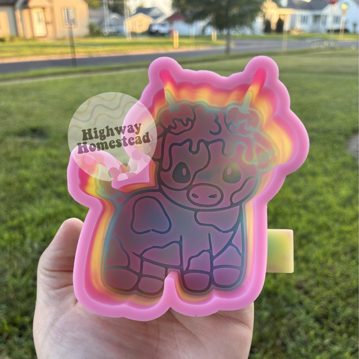 Caramel Apple Cow Freshie Mold