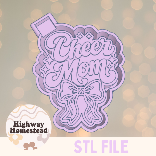 Cheer Mom Freshie Mold STL File