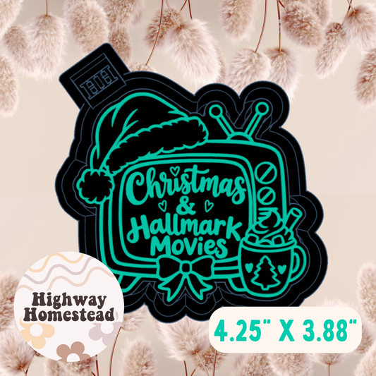 Christmas and Hallmark Movies Freshie Mold
