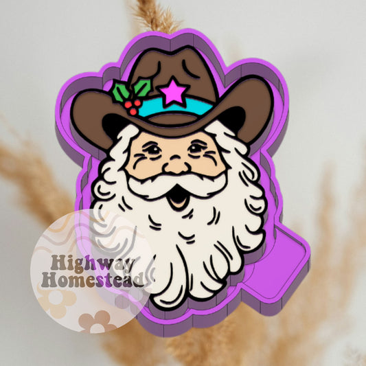 Cowboy Santa Freshie Mold