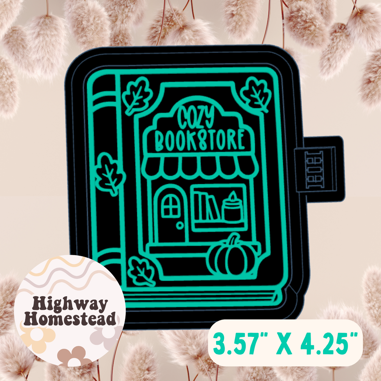 Cozy Bookstore Freshie Mold