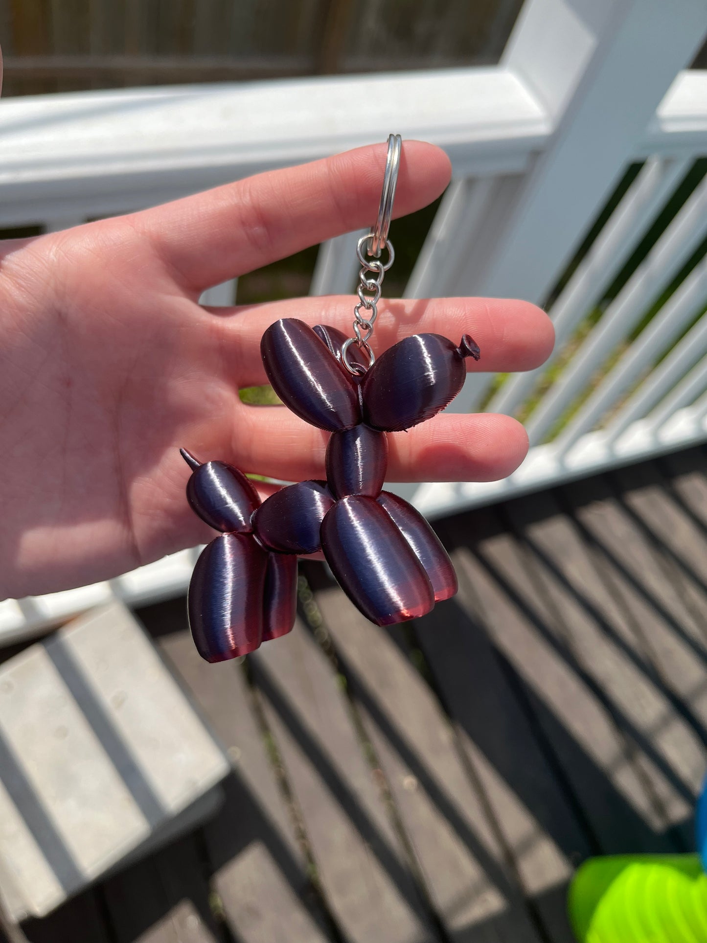 Balloon Dog Keychain