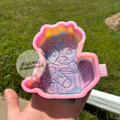 Book Cow Freshie Mold