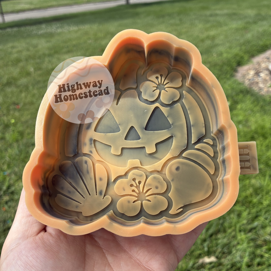 Pumpkin Seashell Freshie Mold