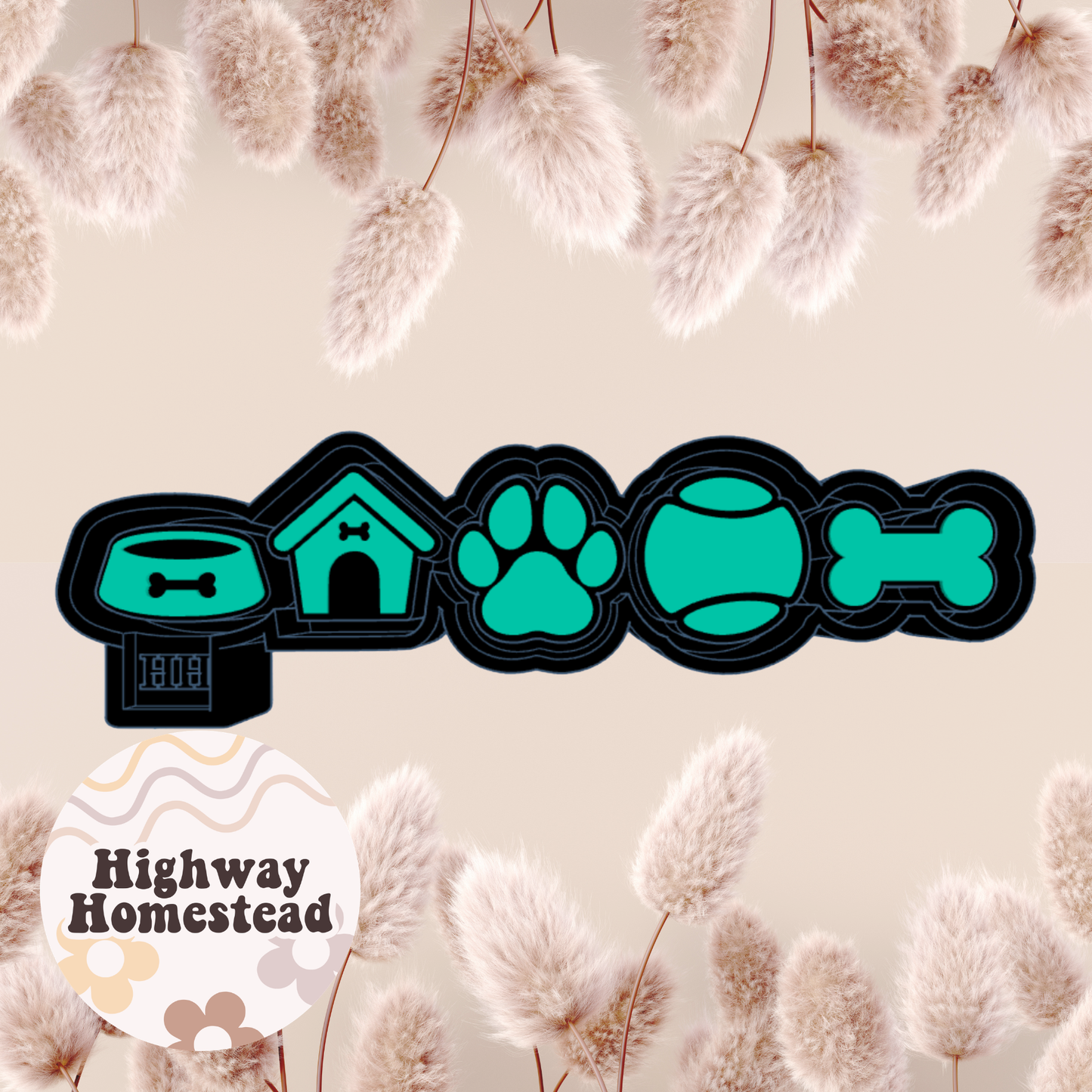 Dog Charm Freshie Mold