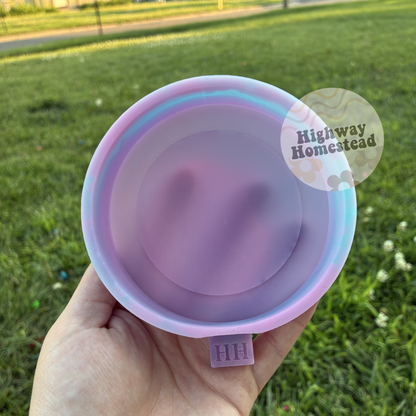 4" Round 3" Cardstock Spot Freshie Mold