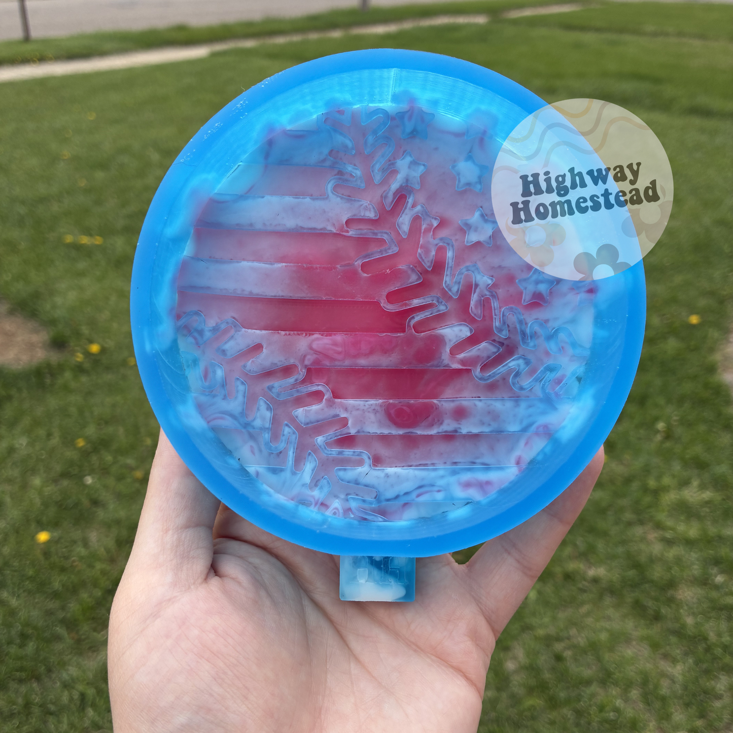 Flag Softball Freshie Mold