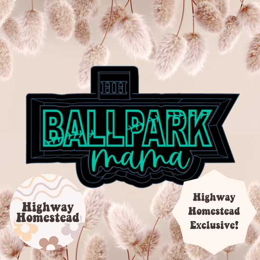 Ballpark Mama Freshie Mold  - HH Exclusive