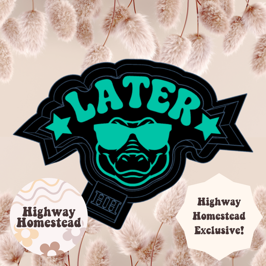 Later Gator Freshie Mold - HH Exclusive