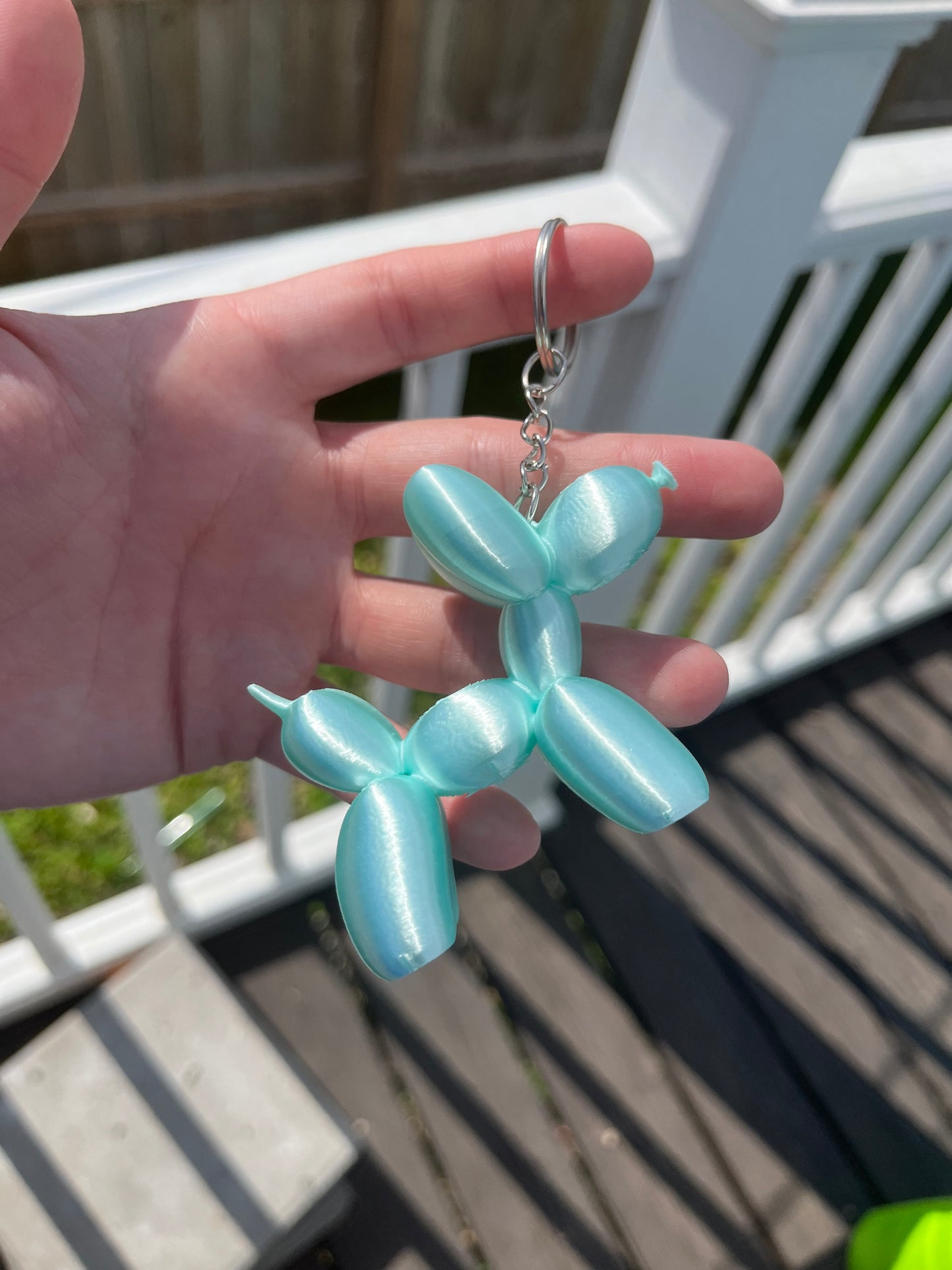 Balloon Dog Keychain