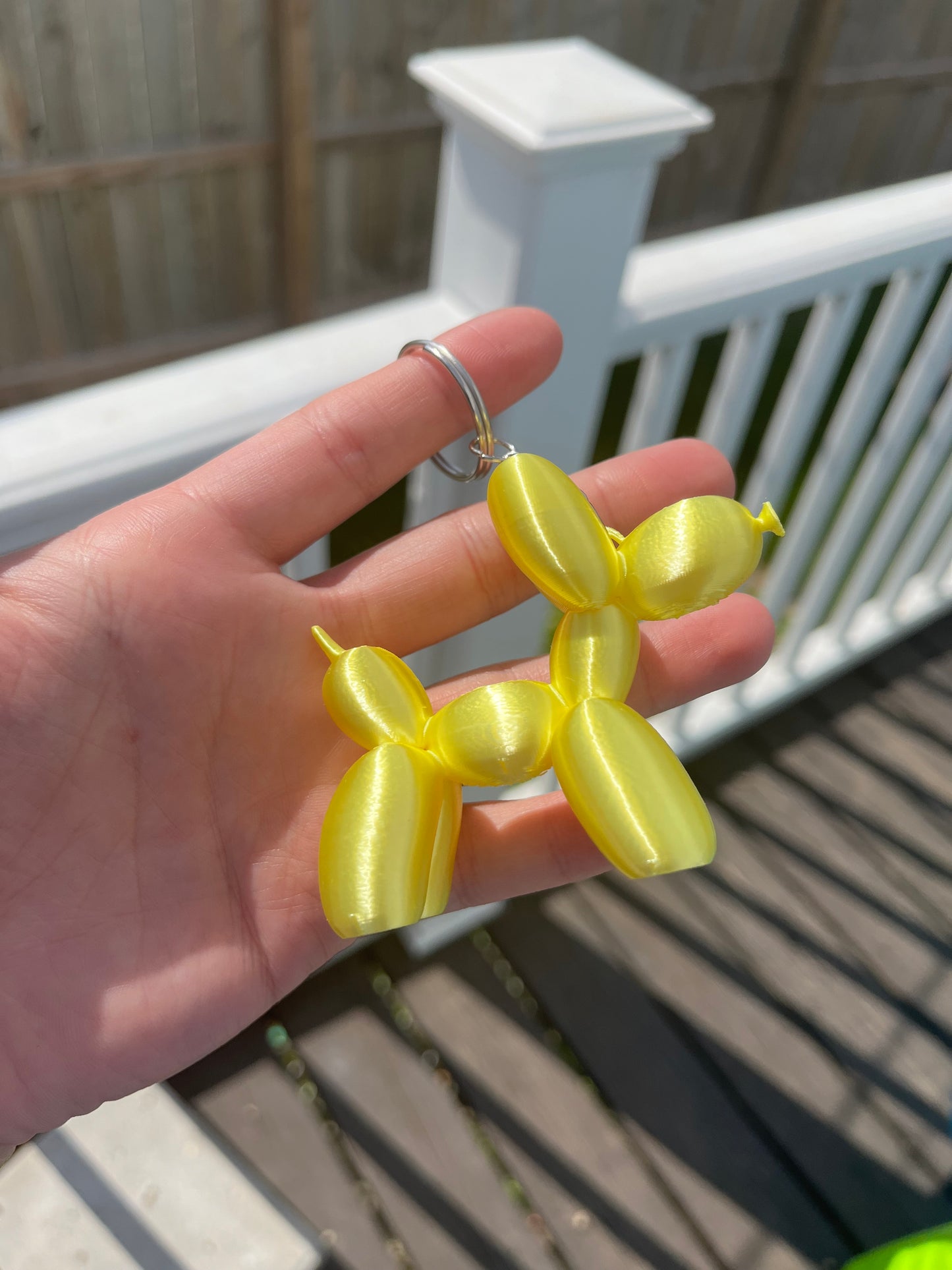 Balloon Dog Keychain