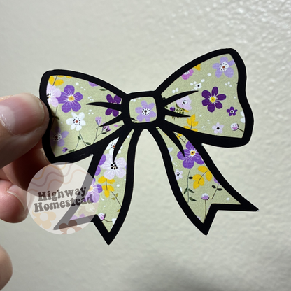 Mama Bow Checkered - Cardstock