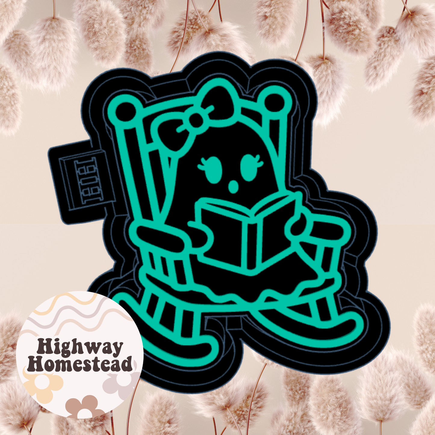 Ghostie Rocking Chair Freshie Mold