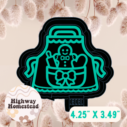 Gingerbread Apron Freshie Mold
