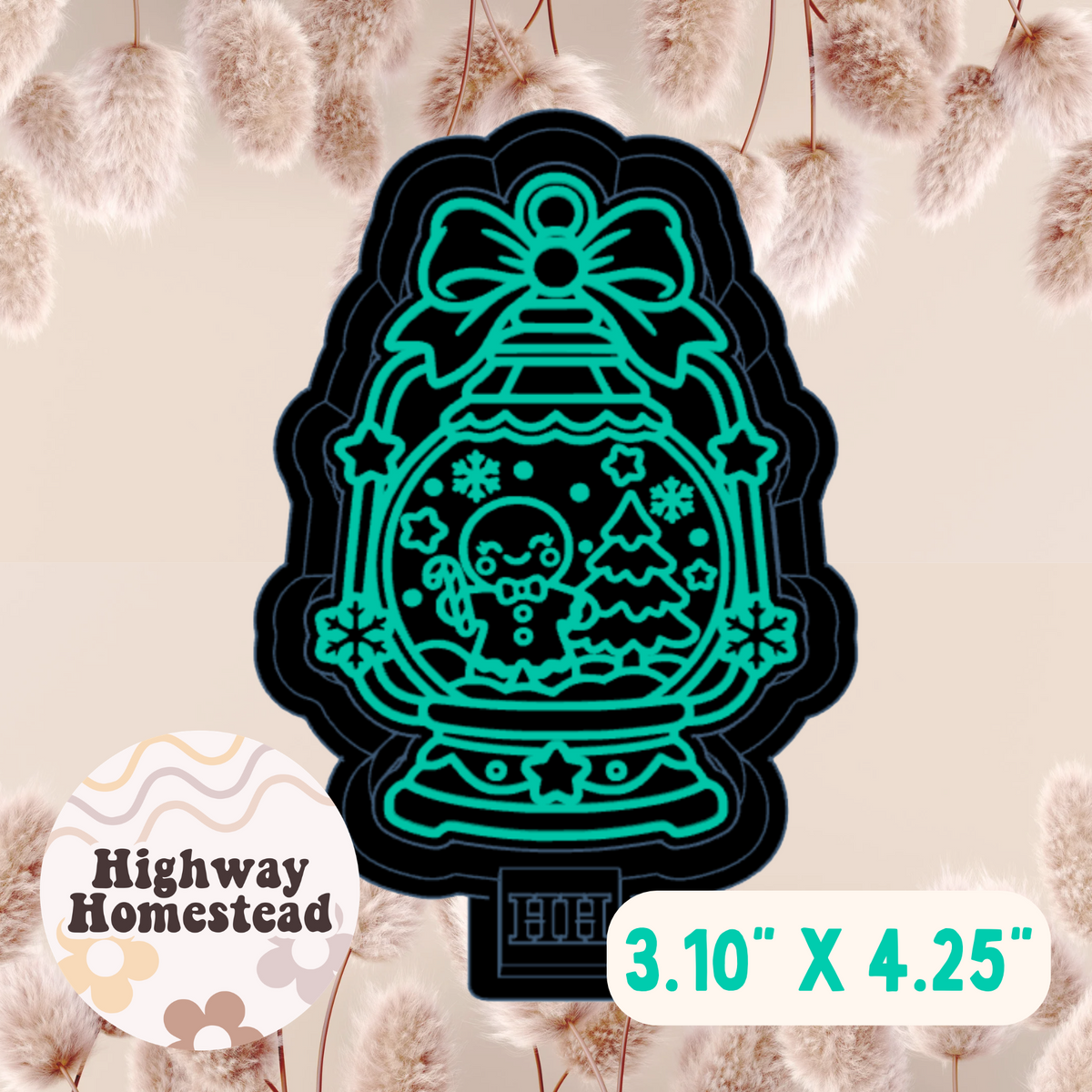 Gingerbread Lantern Freshie Mold