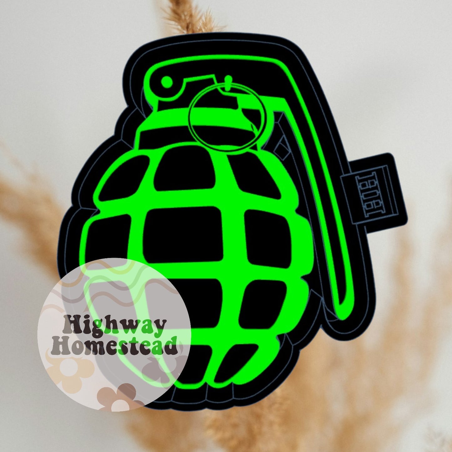 Grenade Freshie Mold