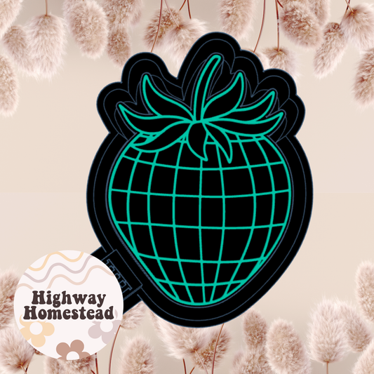 Disco Strawberry Freshie Mold