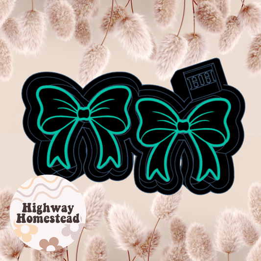 Bow Vent Clips Freshie Mold