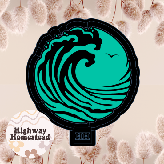 Ocean Waves Freshie Mold