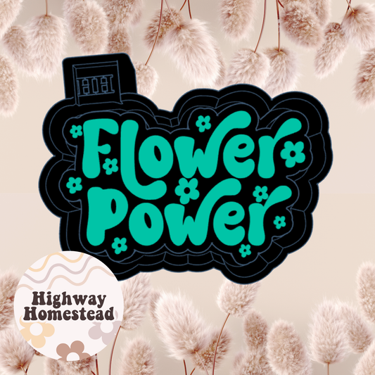 Flower Power Freshie Mold