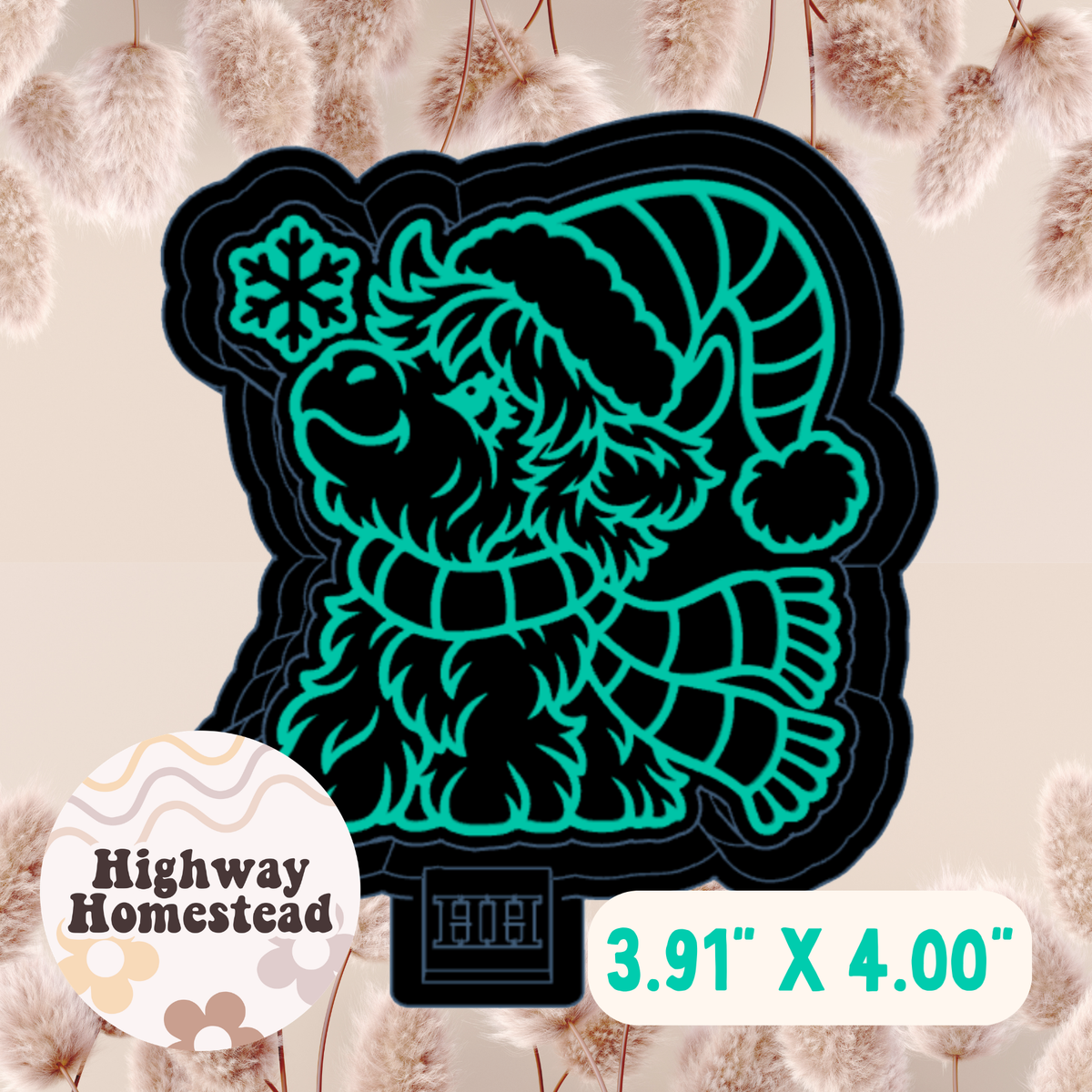 Highland Snowflake Freshie Mold