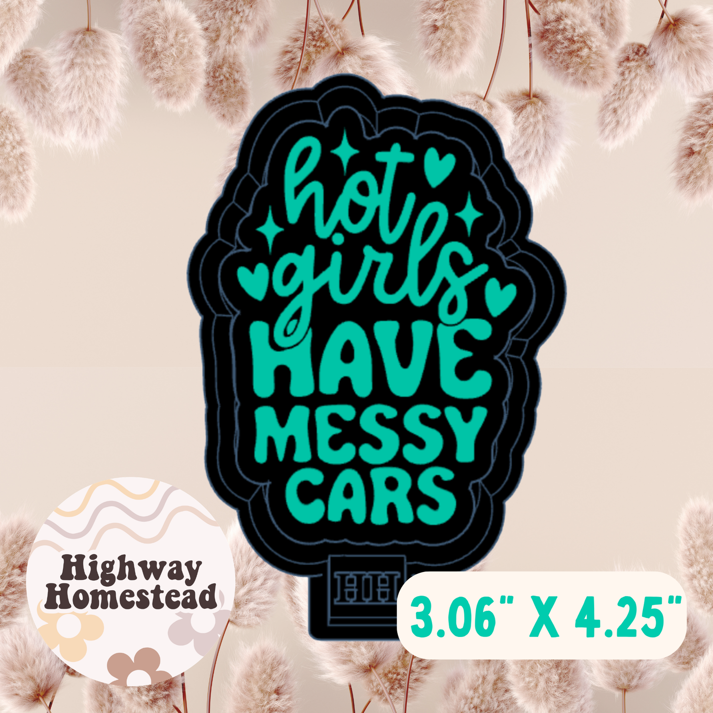 Hot Girls Have Messy Cars Freshie Mold