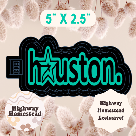 Houston with a Star Freshie Mold - HH Exclusive