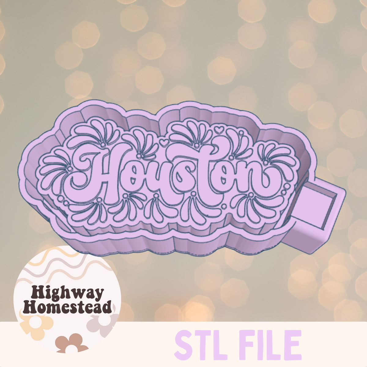 Houston Talavera Freshie Mold STL File