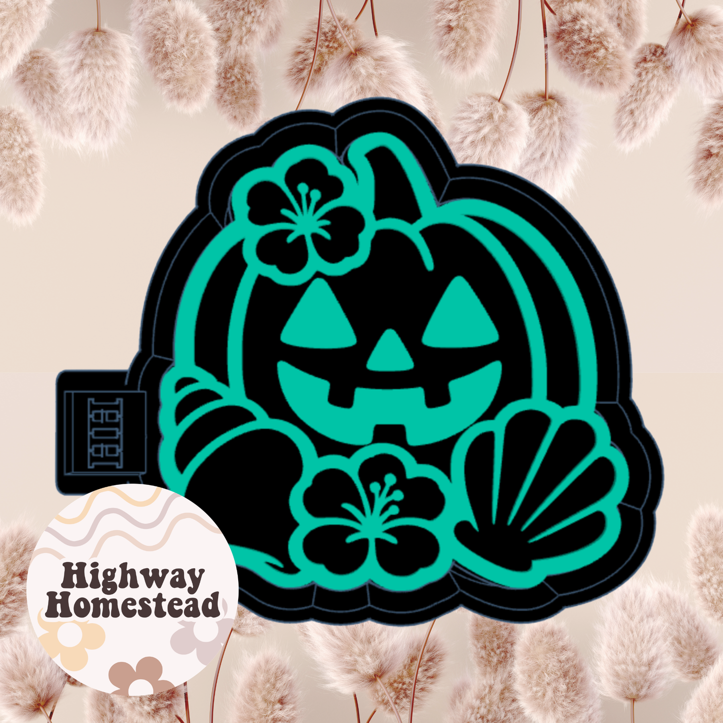 Pumpkin Seashell Freshie Mold