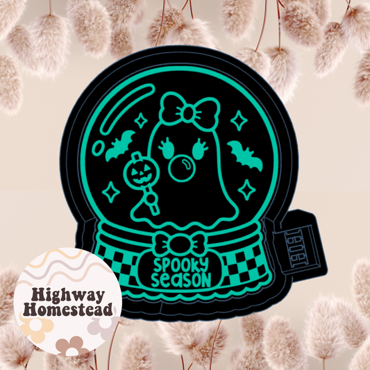 Spooky Season Snow Globe Freshie Mold