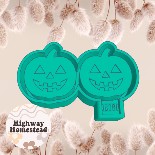 Jack-O-Lantern Vent Clips Freshie Mold