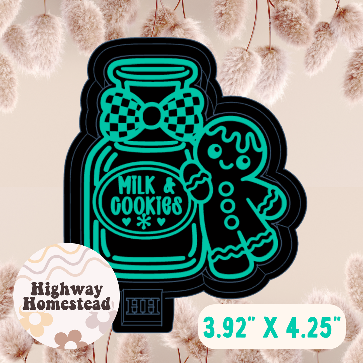 Milk and Cookies Freshie Mold