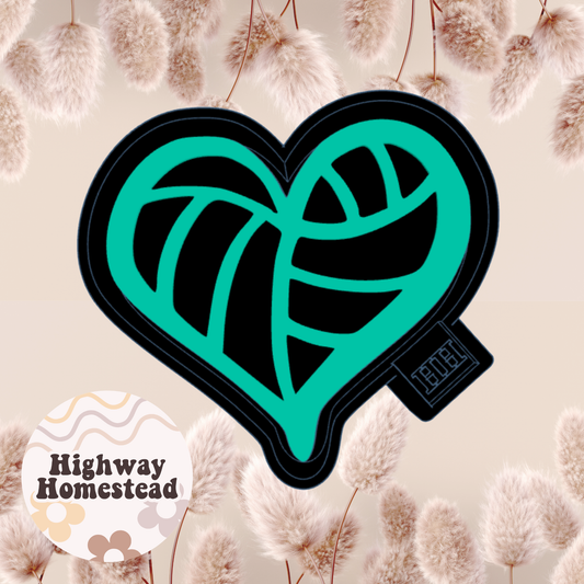 Volleyball Heart Freshie Mold