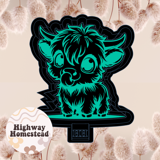 Baby Highland Cow Freshie Mold