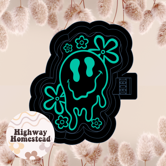 Drip Smiley Freshie Mold