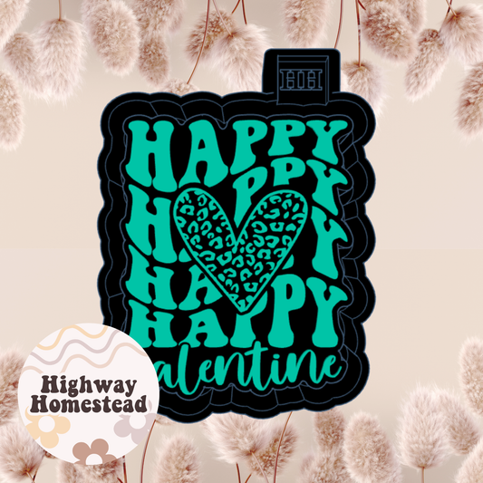 Happy Valentine's Day Freshie Mold