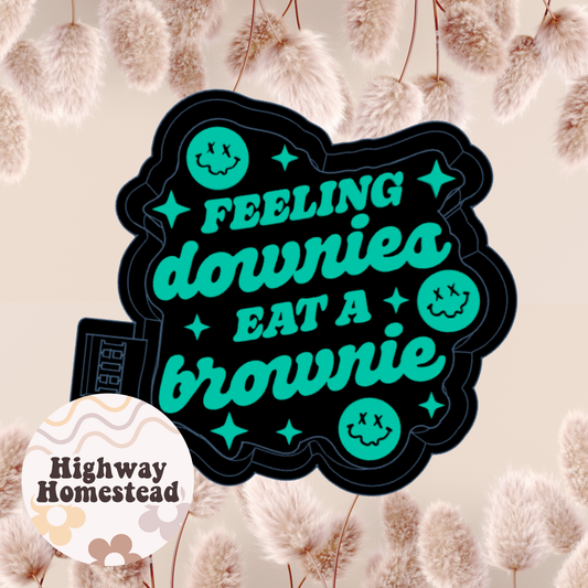 Feeling Downsies Eat a Brownie Freshie Mold