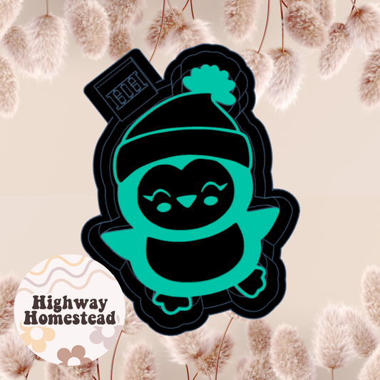Skating Penguin Freshie Mold