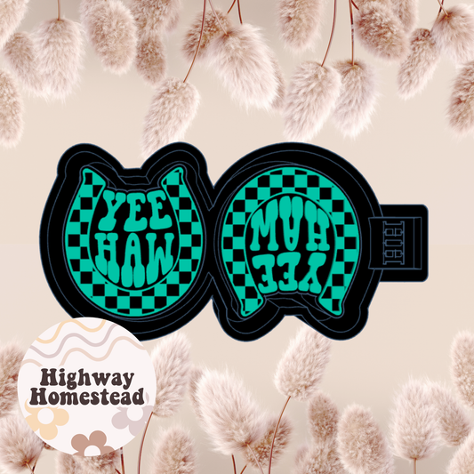 Yee Haw Vent Clips Freshie Mold