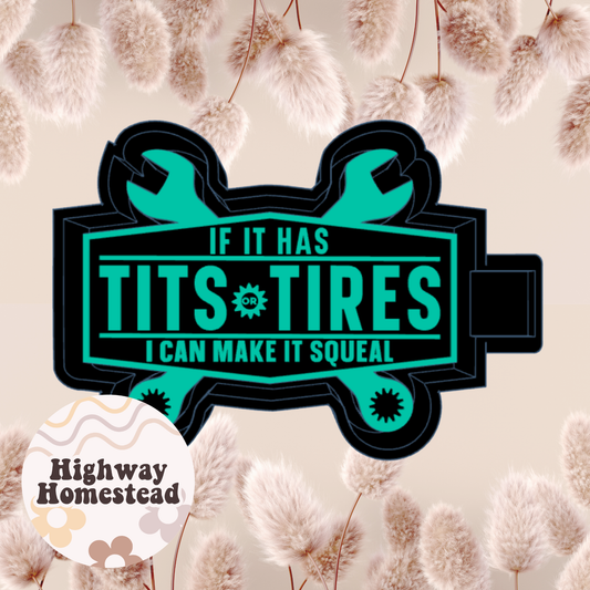 If It Has Tits and Tires Freshie Mold