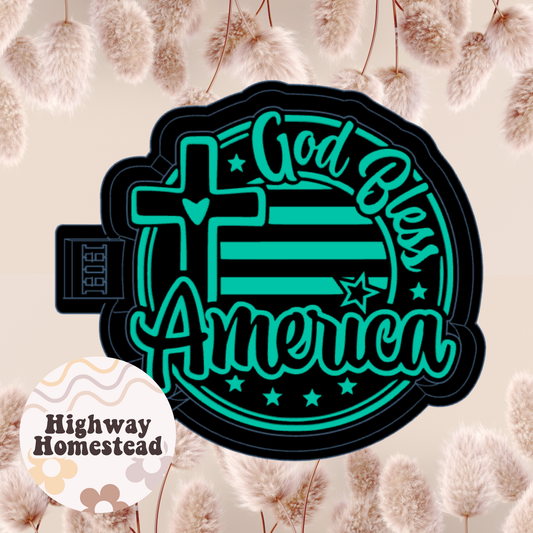 God Bless America Freshie Mold