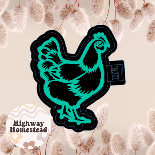 Chicken 2 Freshie Mold