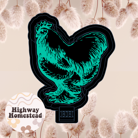Cochin Rooster Freshie Mold