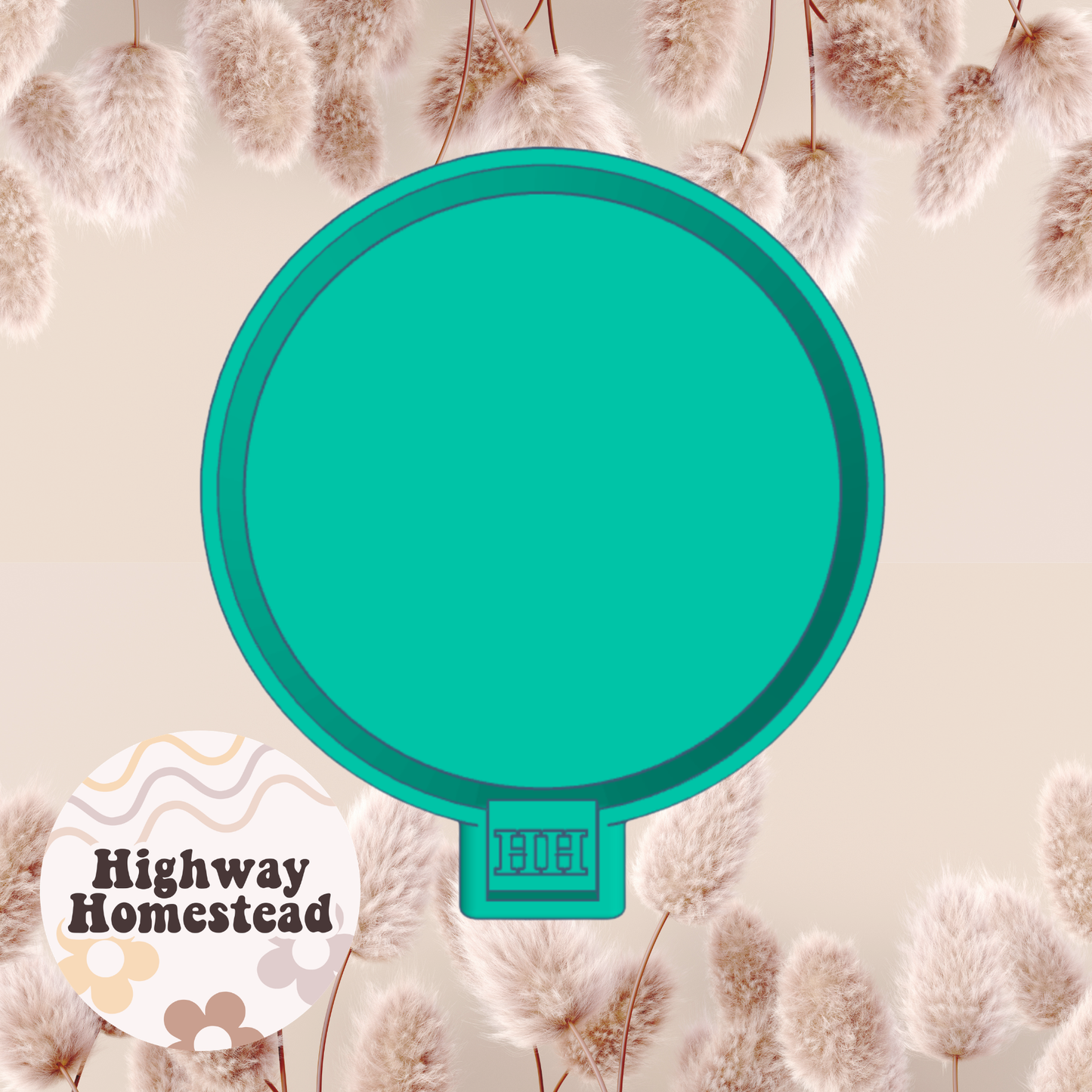 4" Cardstock Round Freshie Mold